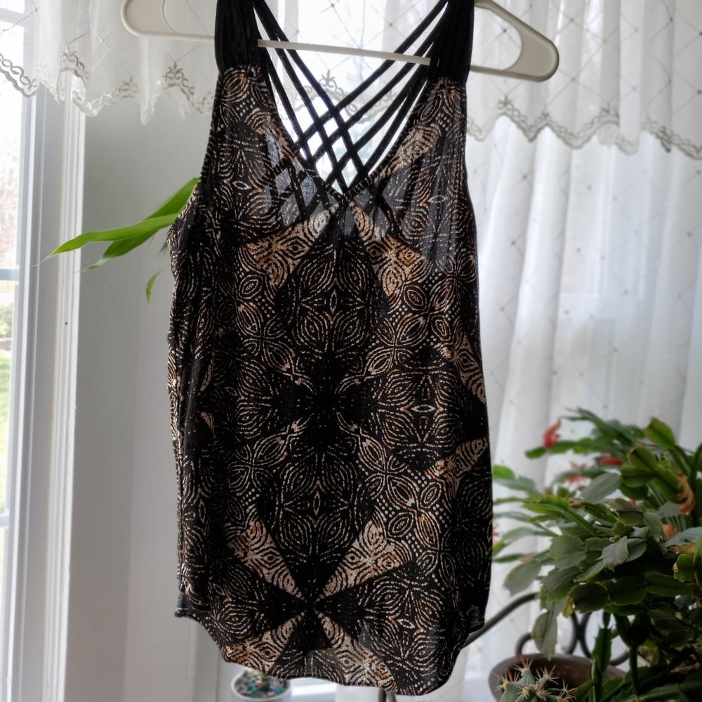 BCX Cross Back Strapped Blouse